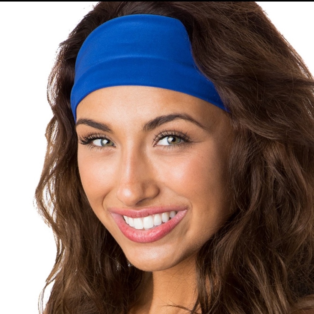 NWT Hipsy Set of 5 XFlex Adjustable Stretchy Headbands Multicolors